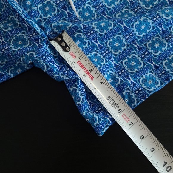 Nicole Miller New York Swim Trunks Men SZ S Liner Blue Graphic Print NWT $50 - Picture 9 of 10